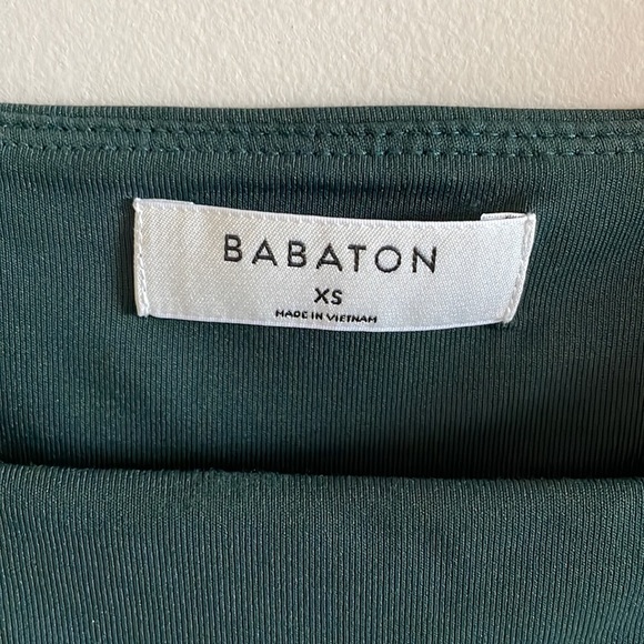 Aritzia Babaton Contour Tank Bodysuit Scarab Dark Green Size XS - Picture 5 of 6